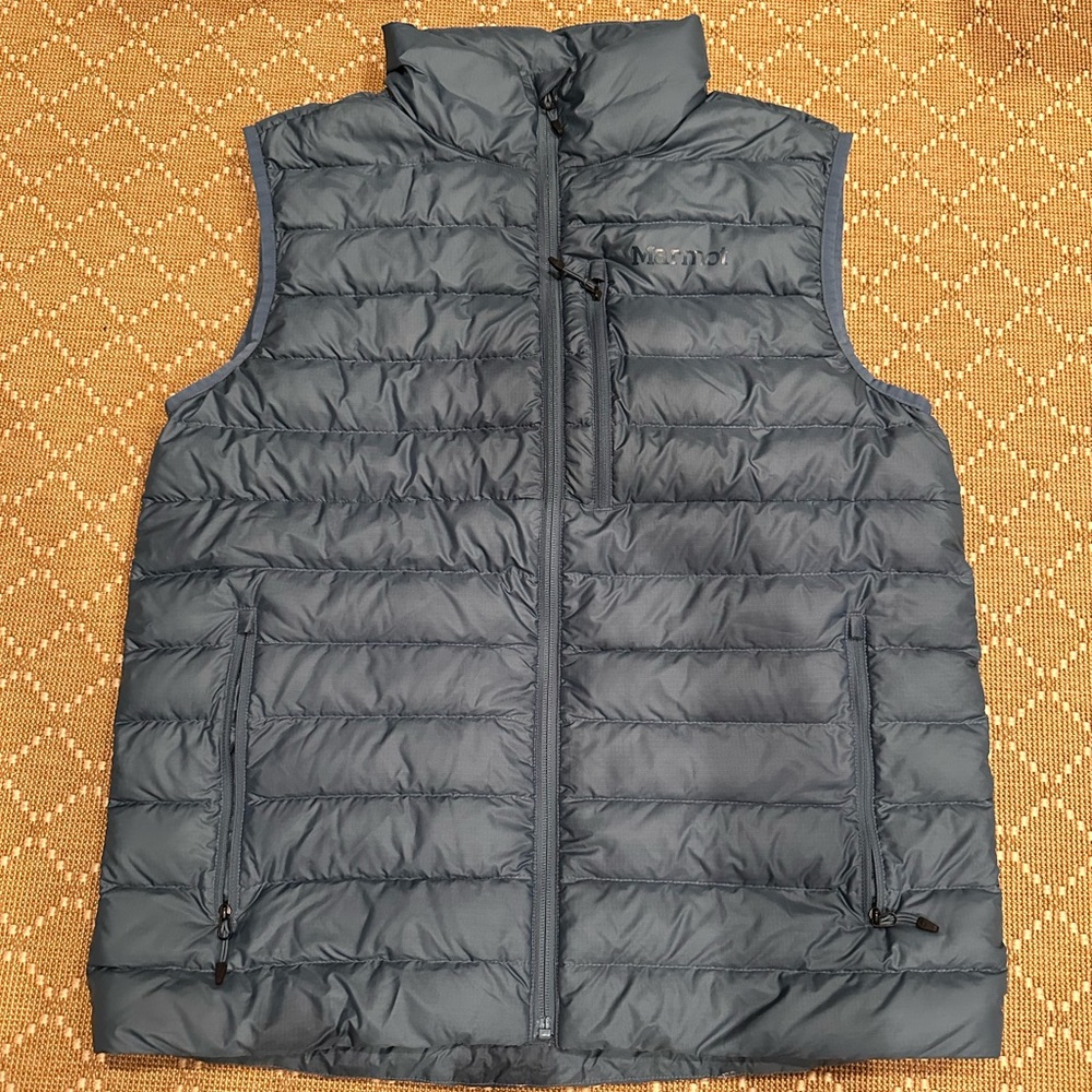 Marmot Men's Blue Puffer Vest